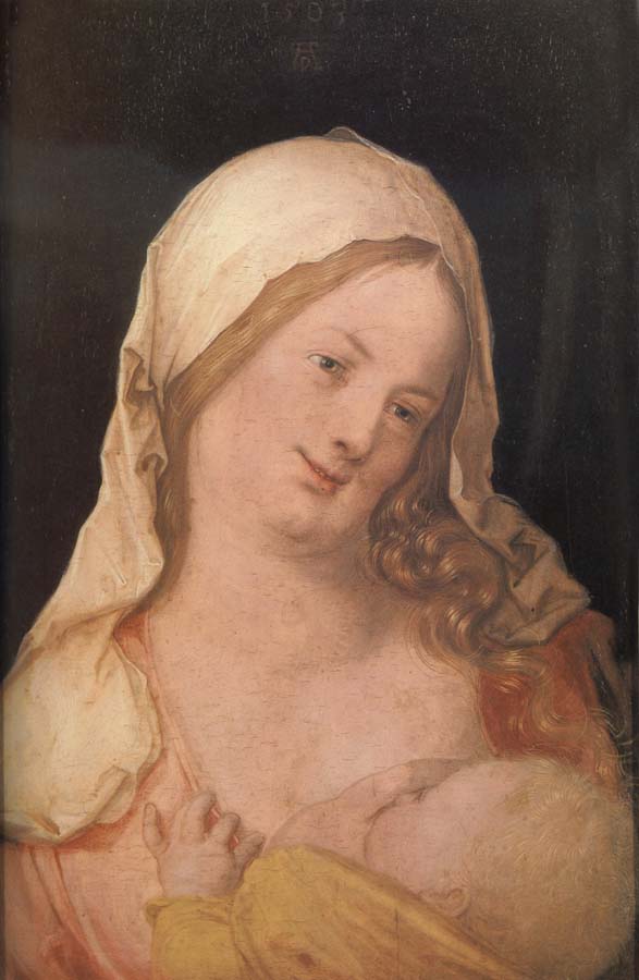 The Virgin suckling the Child